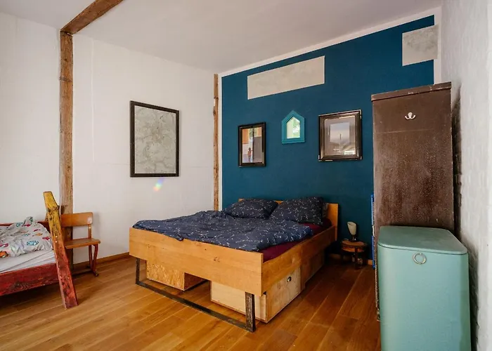 The Upholstery Tinyhouse Deluxe Eco Kreativ Citynah Apartament Chemnitz