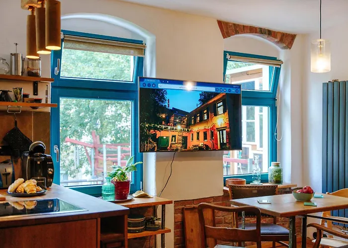 Apartment The Upholstery Tinyhouse Deluxe Eco Kreativ Citynah Chemnitz